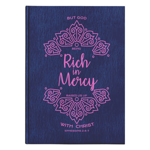 Rich in Mercy Premium Hardcover Journal (Ephesians 2:4-7)