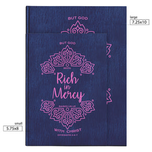 Rich in Mercy Premium Hardcover Journal (Ephesians 2:4-7)