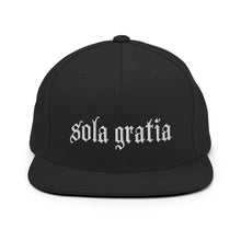Load image into Gallery viewer, Sola Gratia Snapback Hat