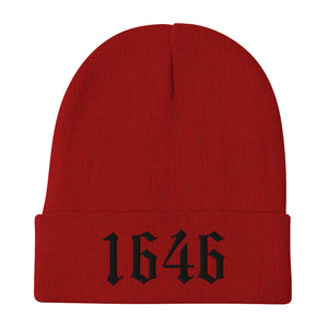 1646 Westminster Confession of Faith Date Embroidered Beanie