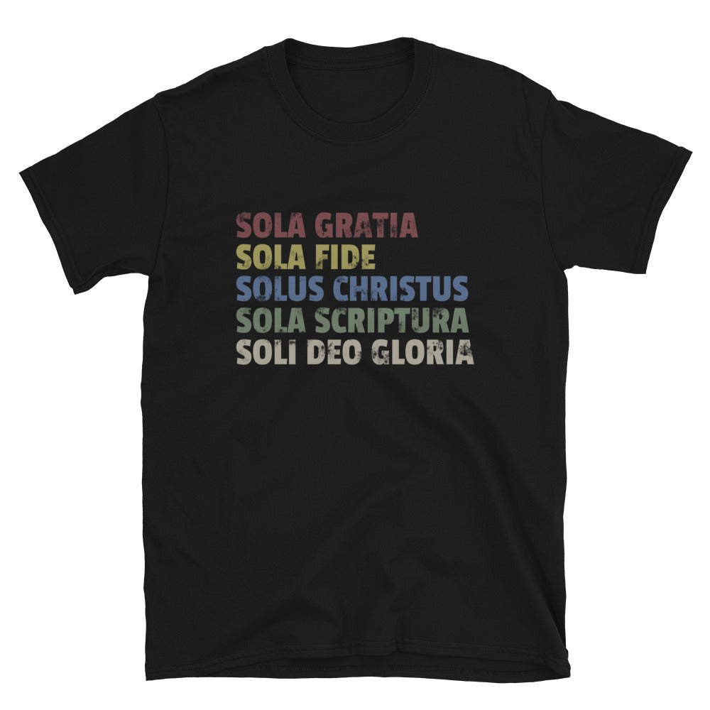 5 Solas, Five Solas Active T-Shirt for Sale by Logosdesignshop