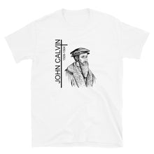 Load image into Gallery viewer, John Calvin Portrait Short-Sleeve Unisex T-Shirt