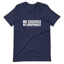 Load image into Gallery viewer, No Excuses No Compromise 1 Corinthians 16:13 Short-Sleeve Unisex T-Shirt